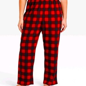 Plaid Fleece Sleep Pant